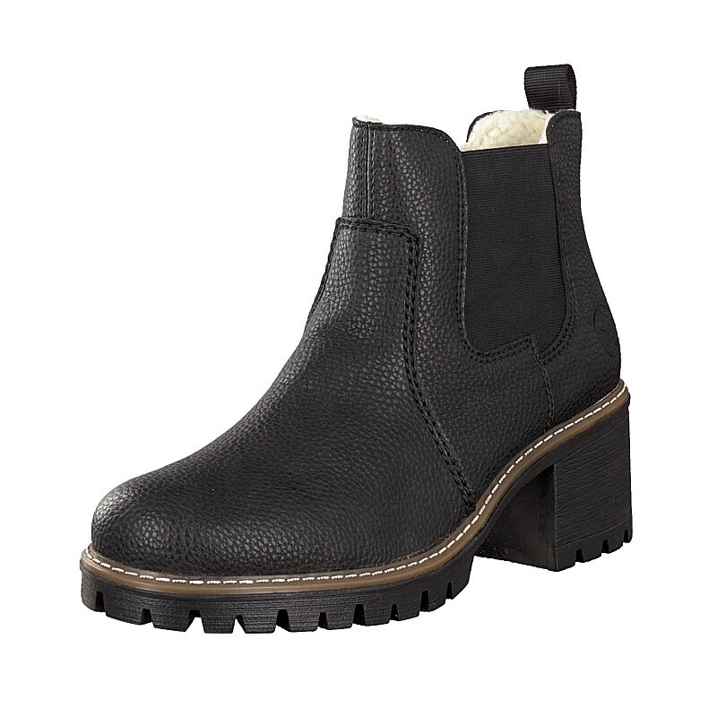 Damske Cizmy Rieker Y8650-00, Čierne